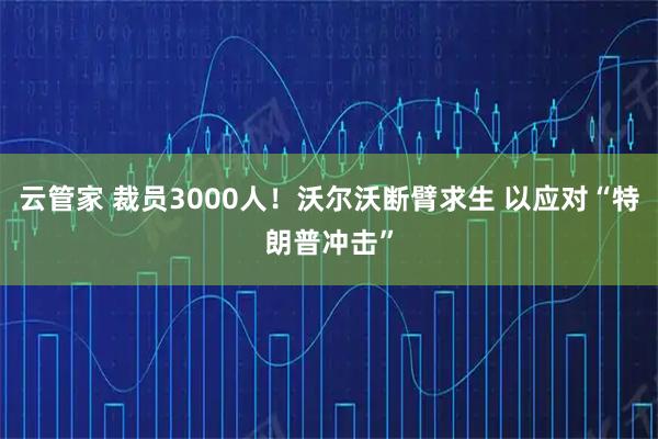 云管家 裁员3000人！沃尔沃断臂求生 以应对“特朗普冲击”