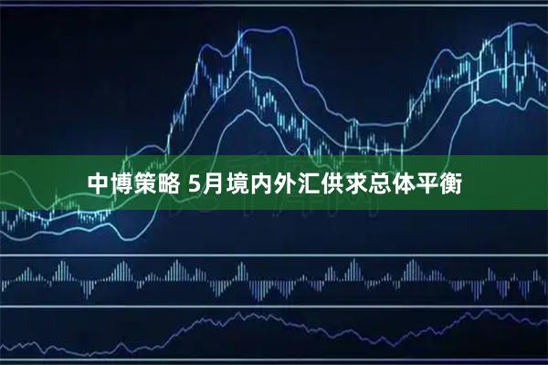 中博策略 5月境内外汇供求总体平衡
