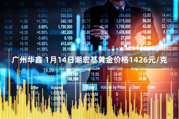 广州华鑫 1月14日潮宏基黄金价格1426元/克